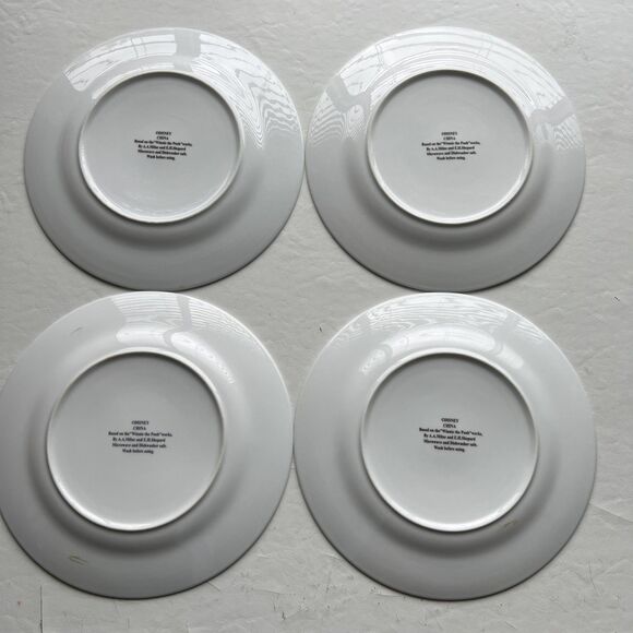 Disney Winnie the Pooh Herb Dinner Plates Set of 4 - Picture 12 of 14